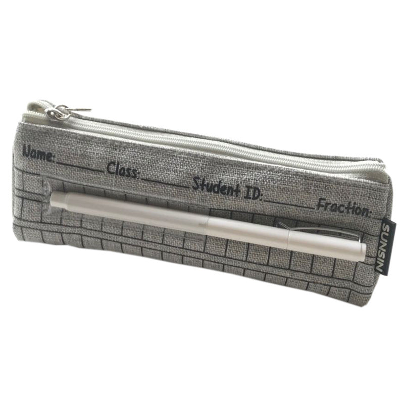 Wholesale Vintage Canvas Triangular Pencil Case